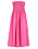 rosa midiklänning med smock upptill från H&amp;M