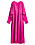 chockrosa lång klänning i viskosblandning från H&amp;M