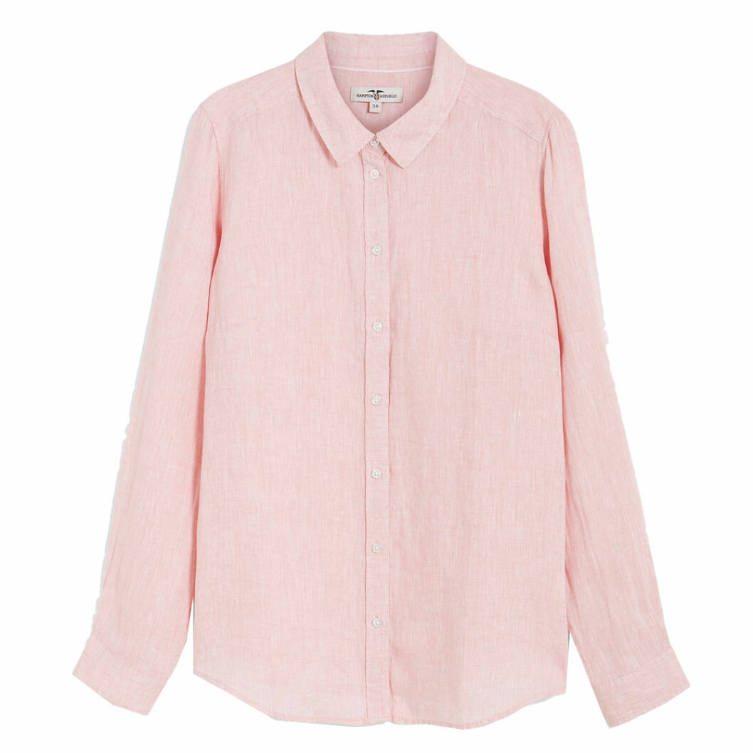 Rosa linneskjorta från KappAhl