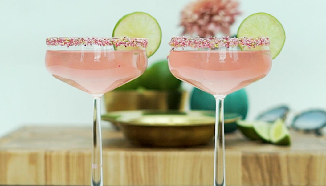 Fixa sommarens trendigaste drinkar – rosa margaritas