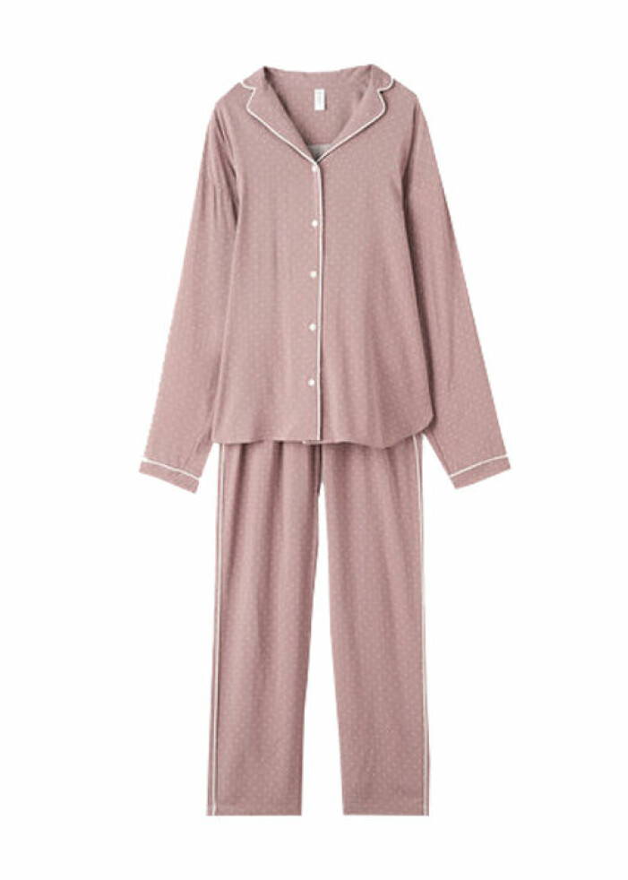 rosa-pyjamasset från ahlens