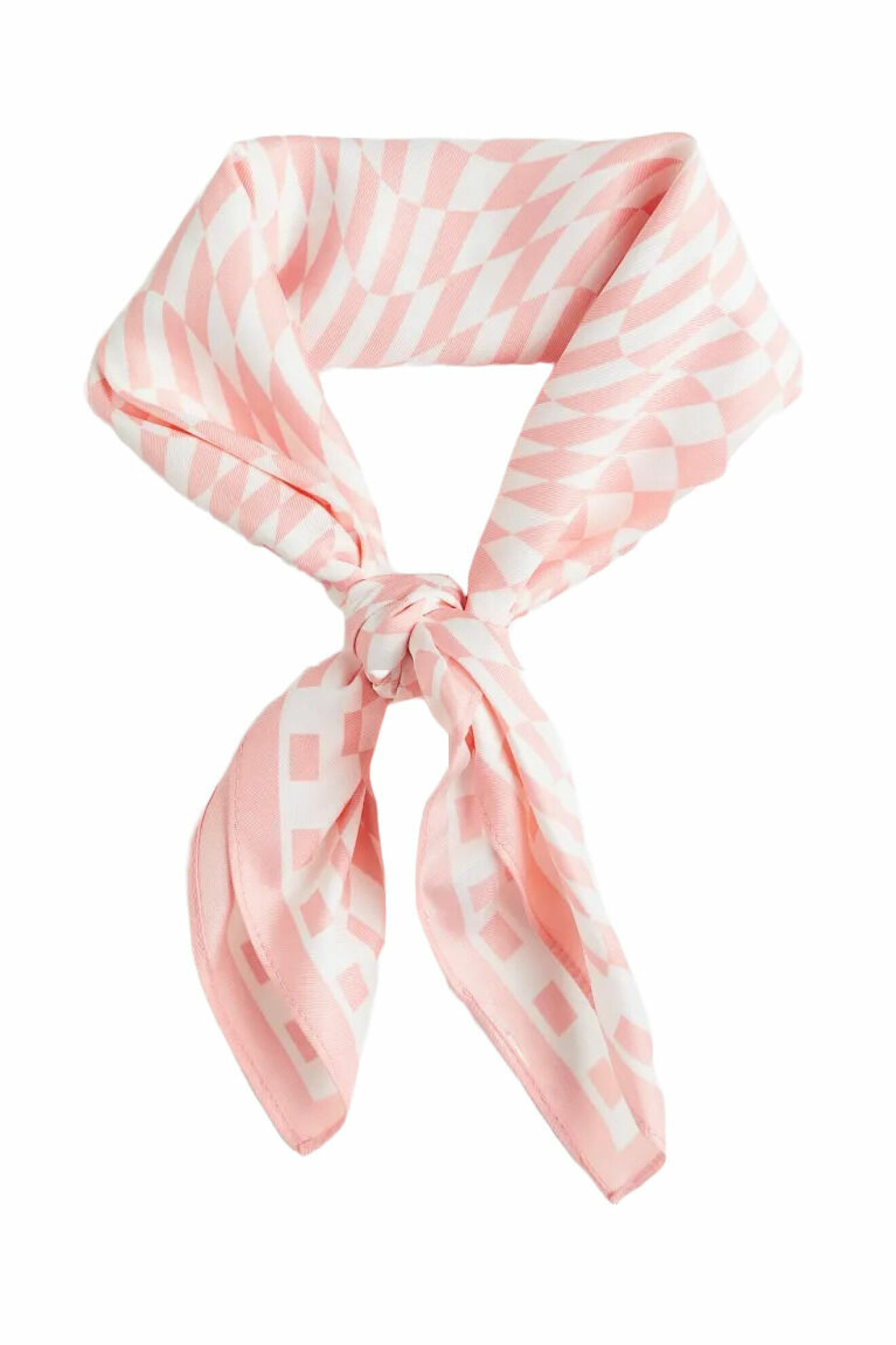 rosa satinscarf från hm