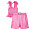 rosa sidenpyjamas för dam 2021