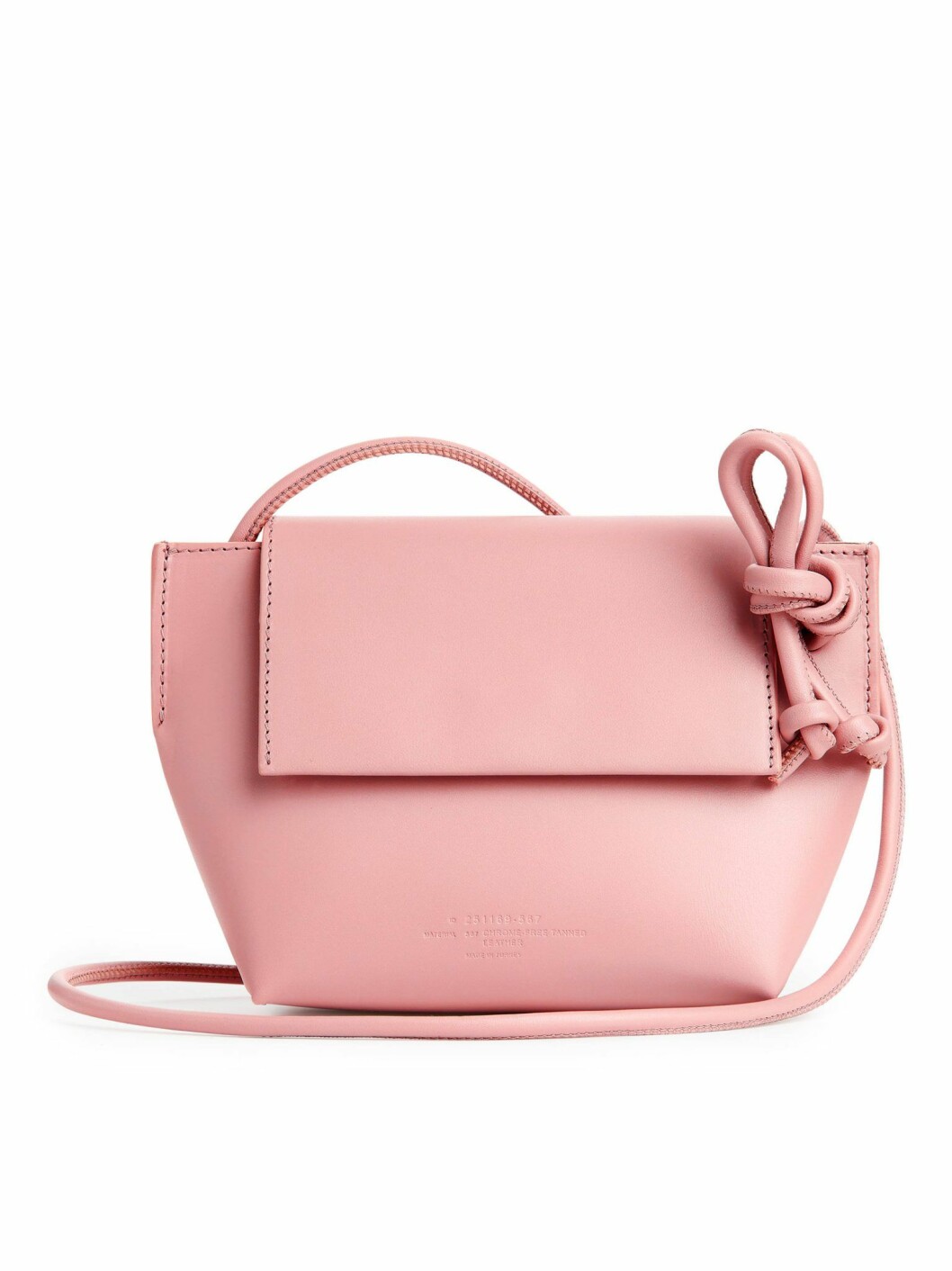 Liten crossbody-väska i rosa. 