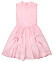 rosa fluffig klänning från hm x simone rocha