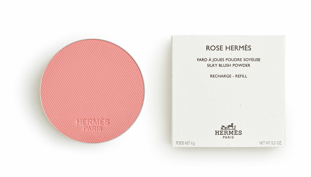 Alla Hermès beautyprodukterkommer som refill.