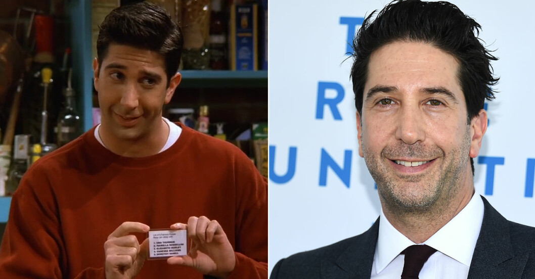 Ross Geller vs David Schwimmer i Vänner
