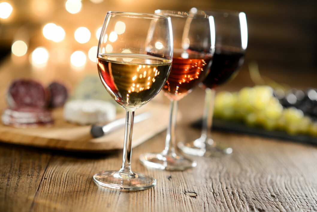 Rött, vitt, rosévin