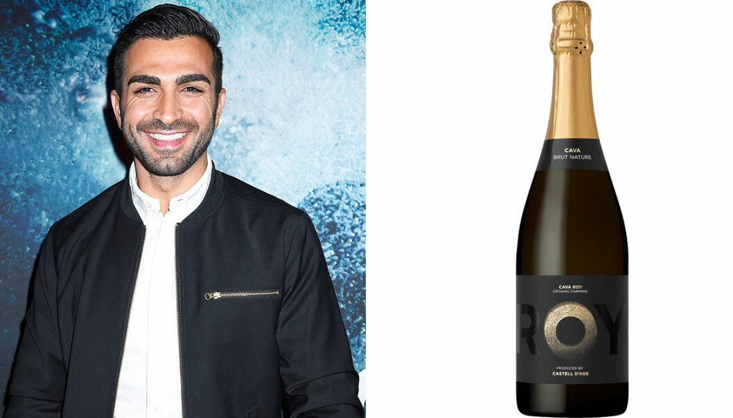 Roy Fares och en flaska bubbel