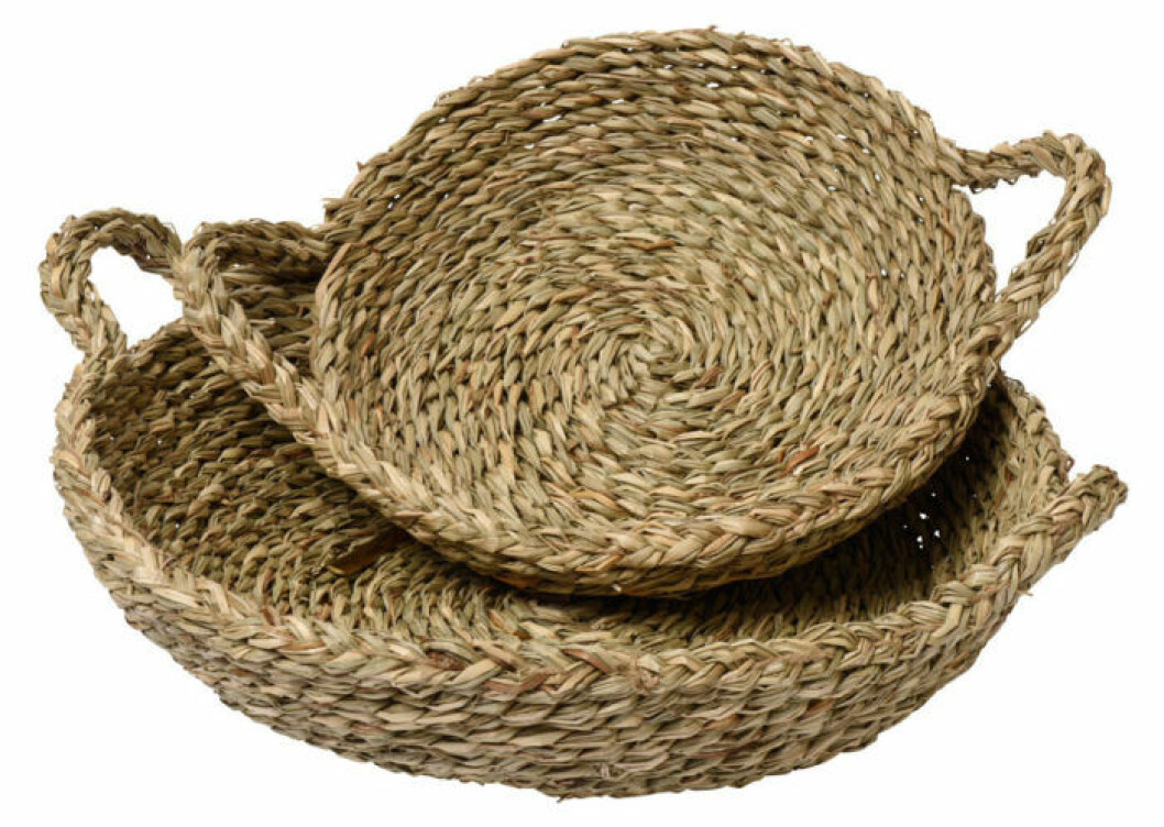 Korgar i sjögräs från Rusta