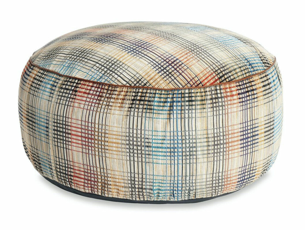 Rutig sittpuff från Missoni Home