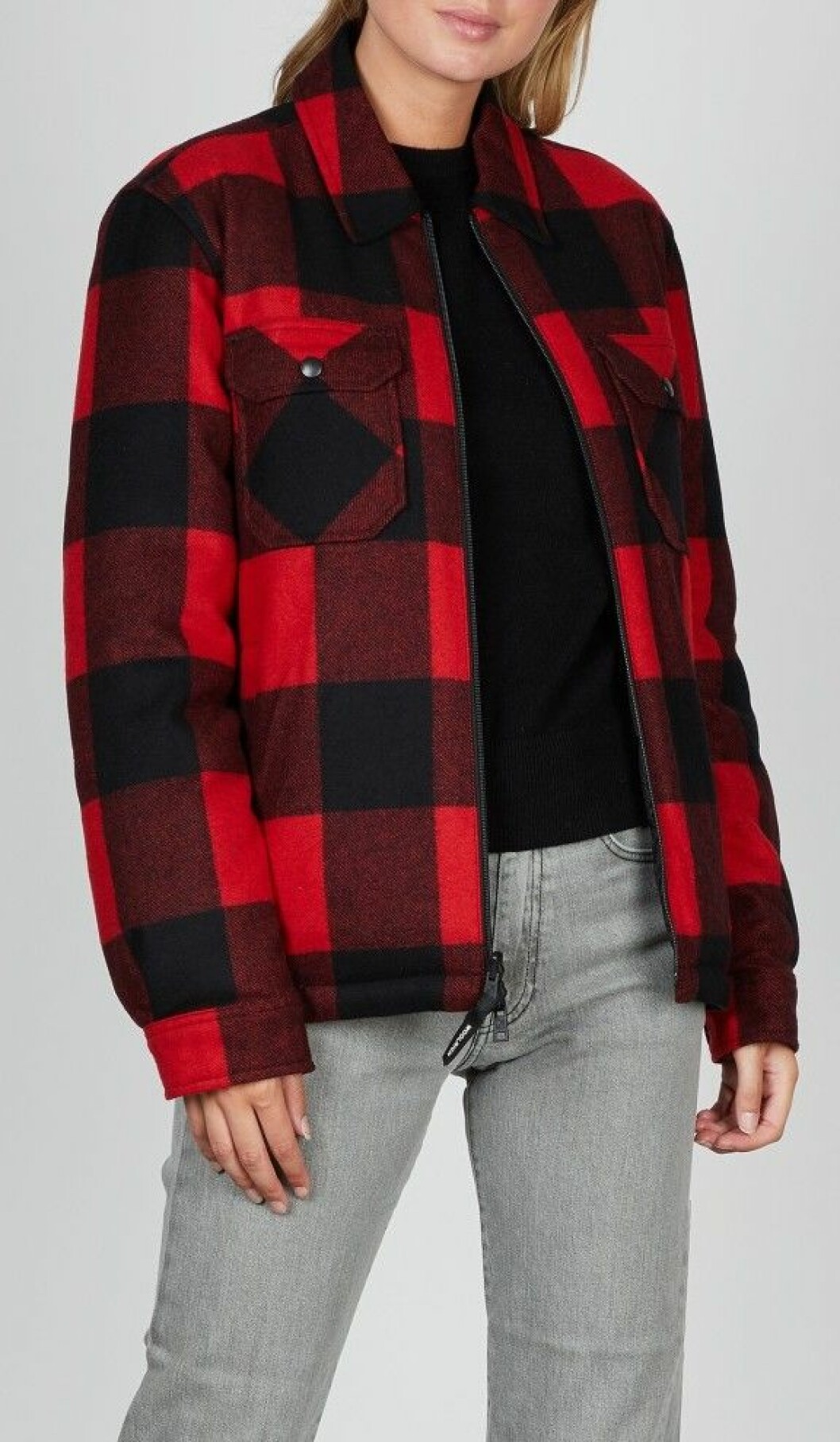 Vändbar och vadderad skjortjacka från Woolrich