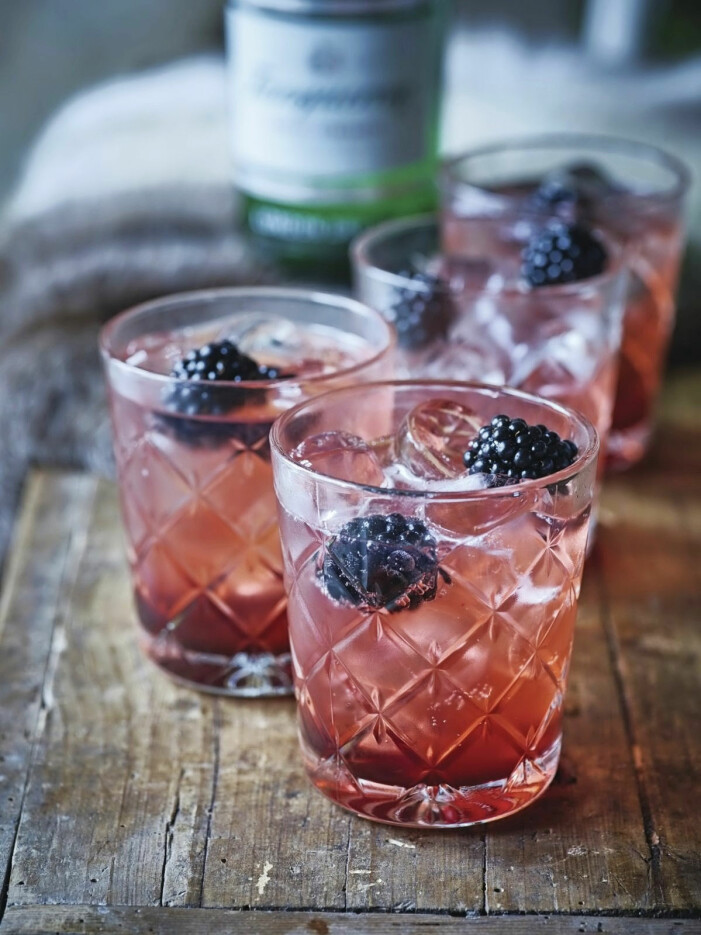Så gör du björnbärs gin- och tonic