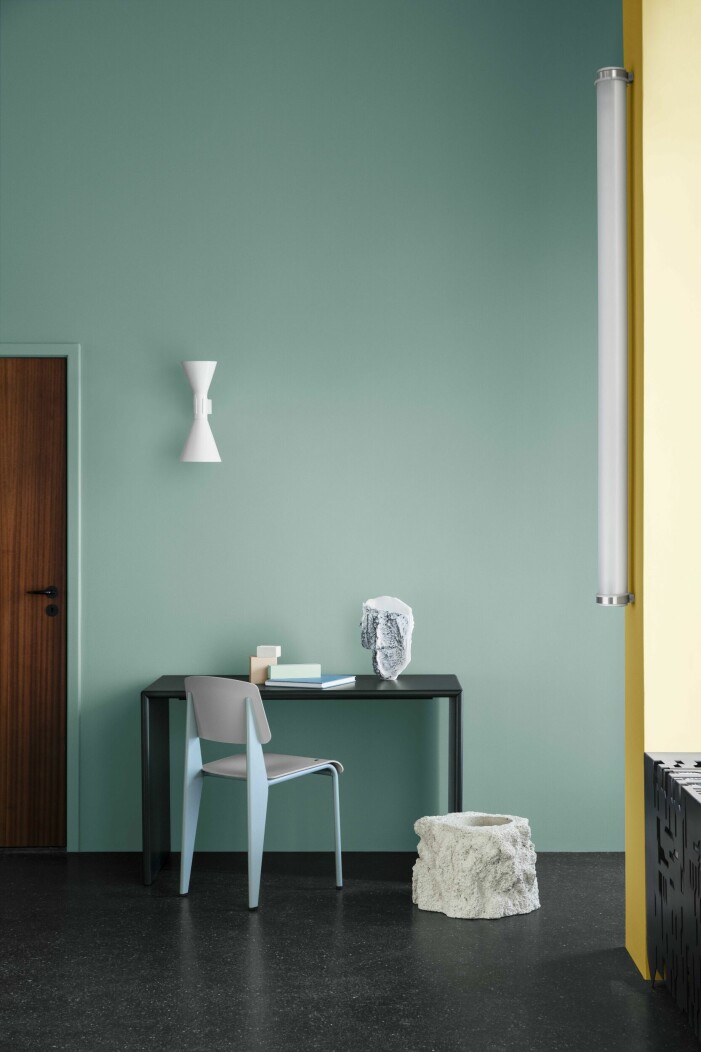 Naturnära materialval och jordiga toner i all ära, men oxen har en <span class=" italic" data-lab-italic_desktop="italic">weak spot </span>för pasteller. Foto: Jotun. Färger att inreda med enligt ditt stjärntecken, oxen