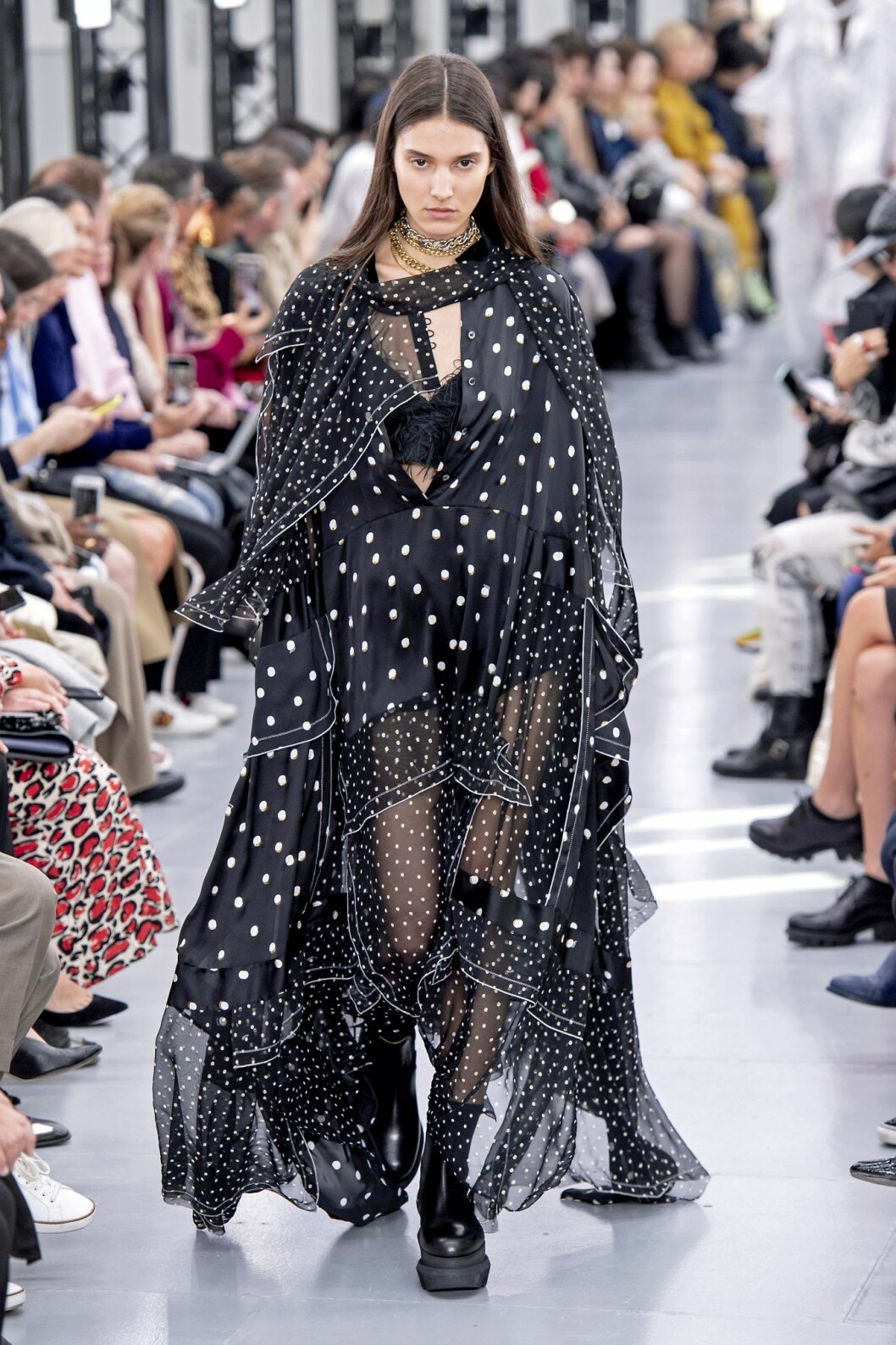 Sacai Prickig klänning från Sacai