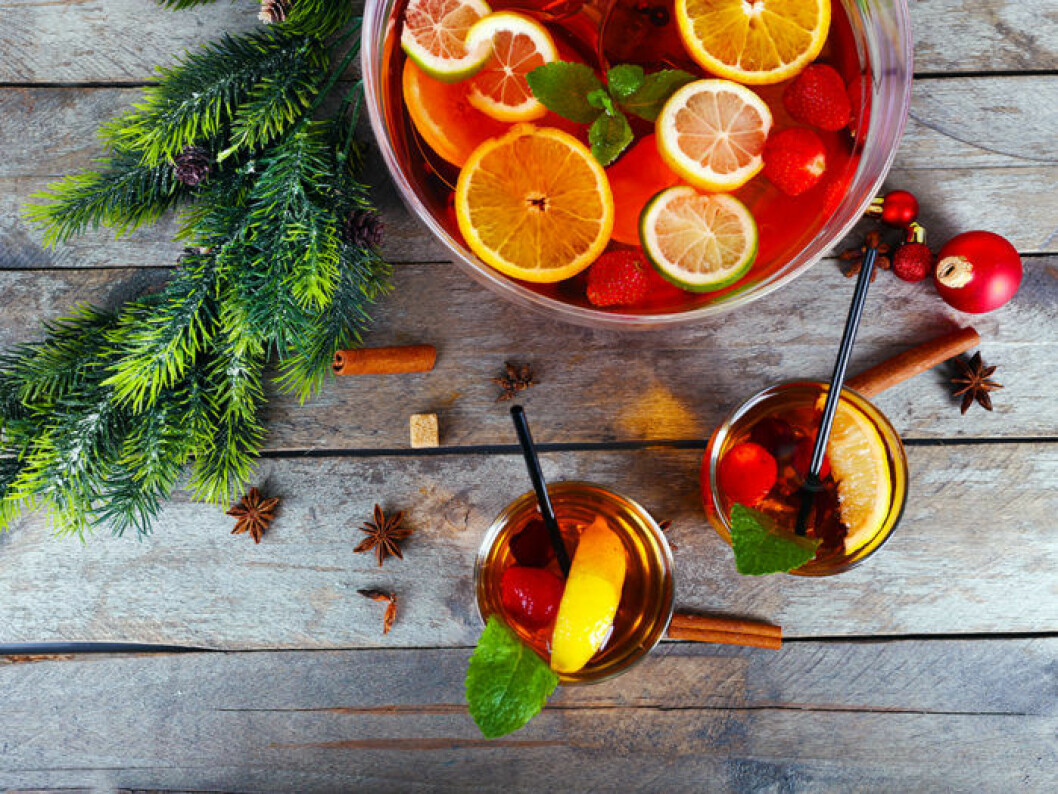 Glöggsangria. Foto: IBL Glöggsangria. Foto: IBL