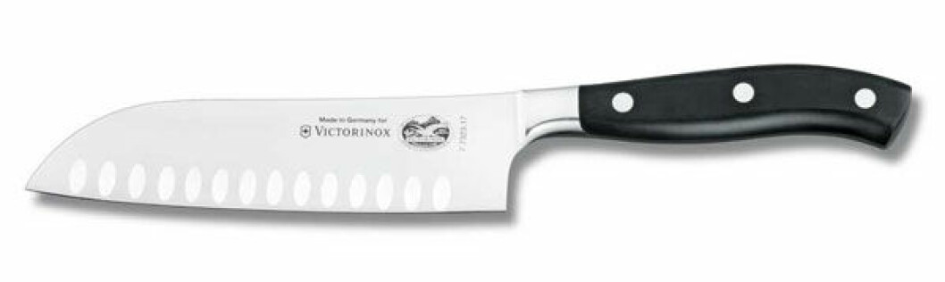Komplettera kökslådan med en grönsakskniv med högt blad från Victroinox.