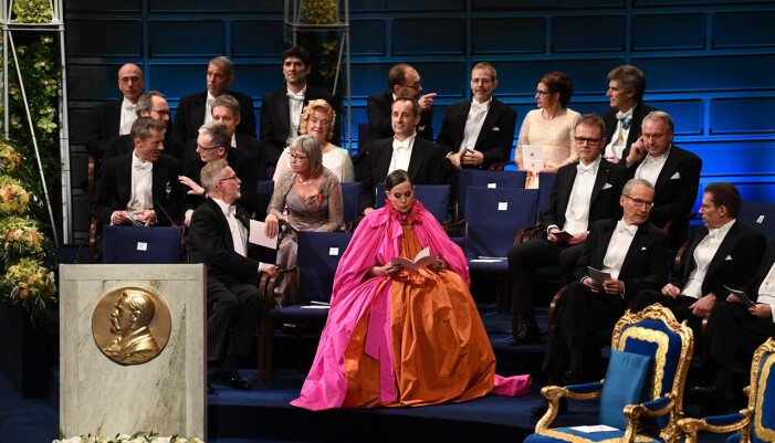 Sara Danius inför Nobelfesten 2018