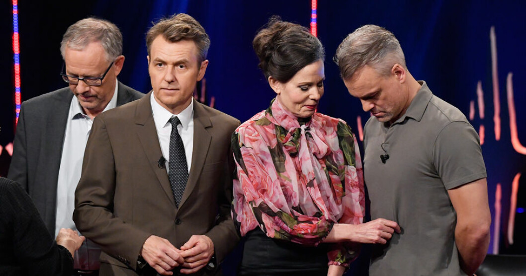 Sara Danius med Skavlan