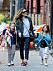 Sarah Jessica Parker Walking her Twins to School