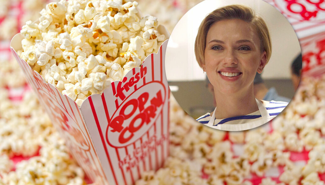 Scarlett Johansson öppnar popcorn-butik