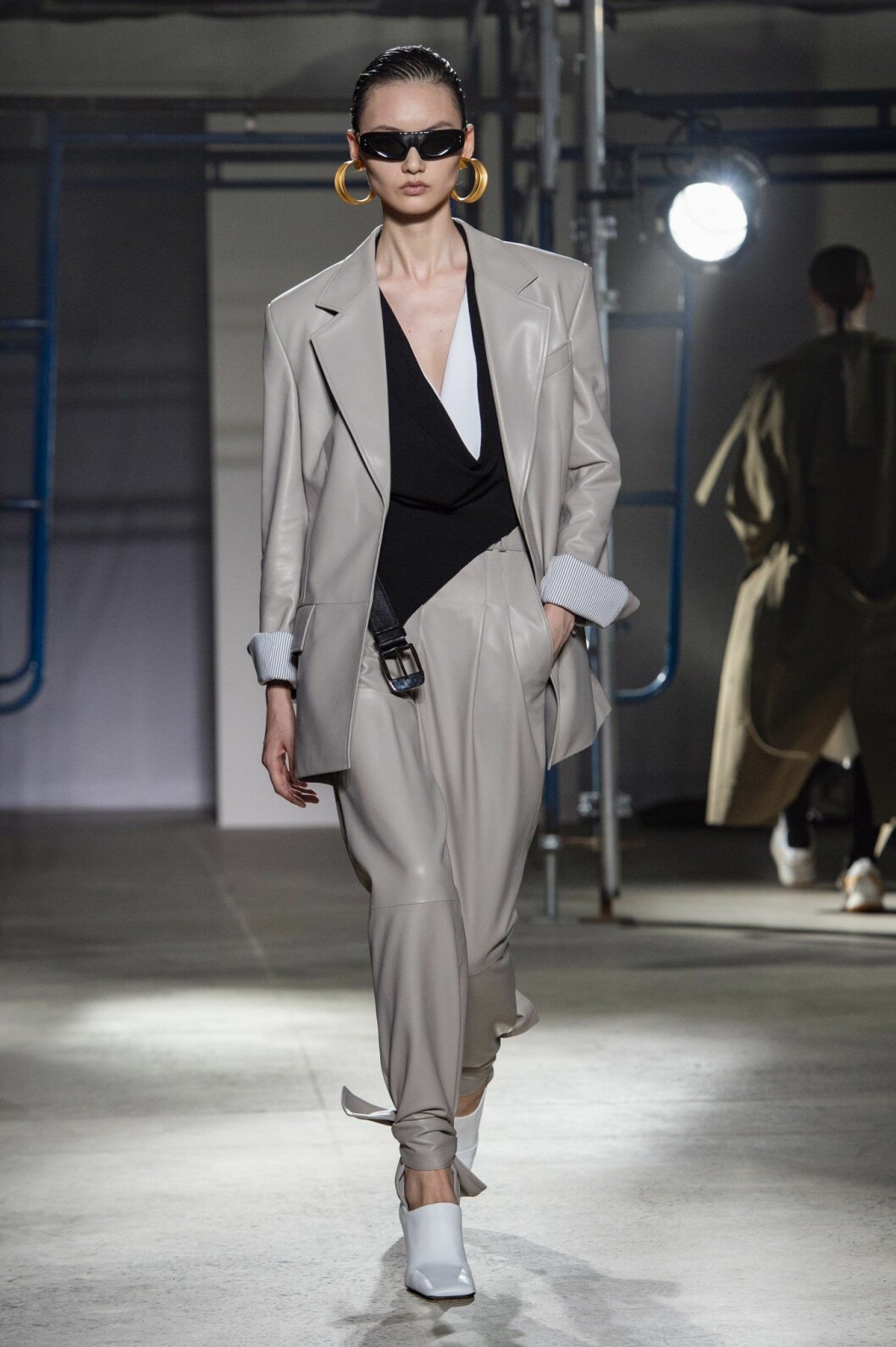 Proenza Shouler Läder kavaj och byxor från Proenza Shouler