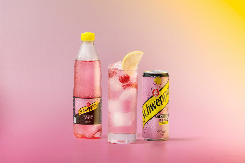 Schweppes Pink Tonic Zero arriva finalmente in Svezia