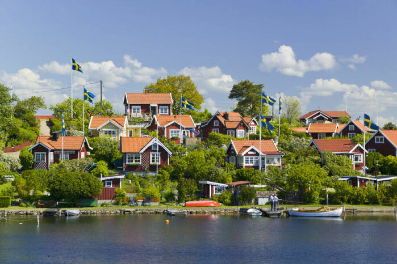 Svensk idyll i Karlskrona skärgård