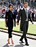 Victoria Beckham & David Beckham på Prins Harry och Meghan Markles pre-ceremony weeding i Windsor, Storbritanien, 2018.