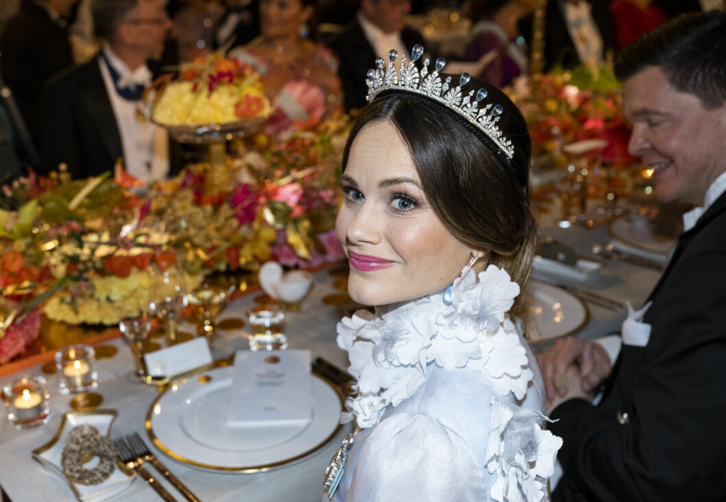 Prinsessan Sofia under Nobelbanketten
