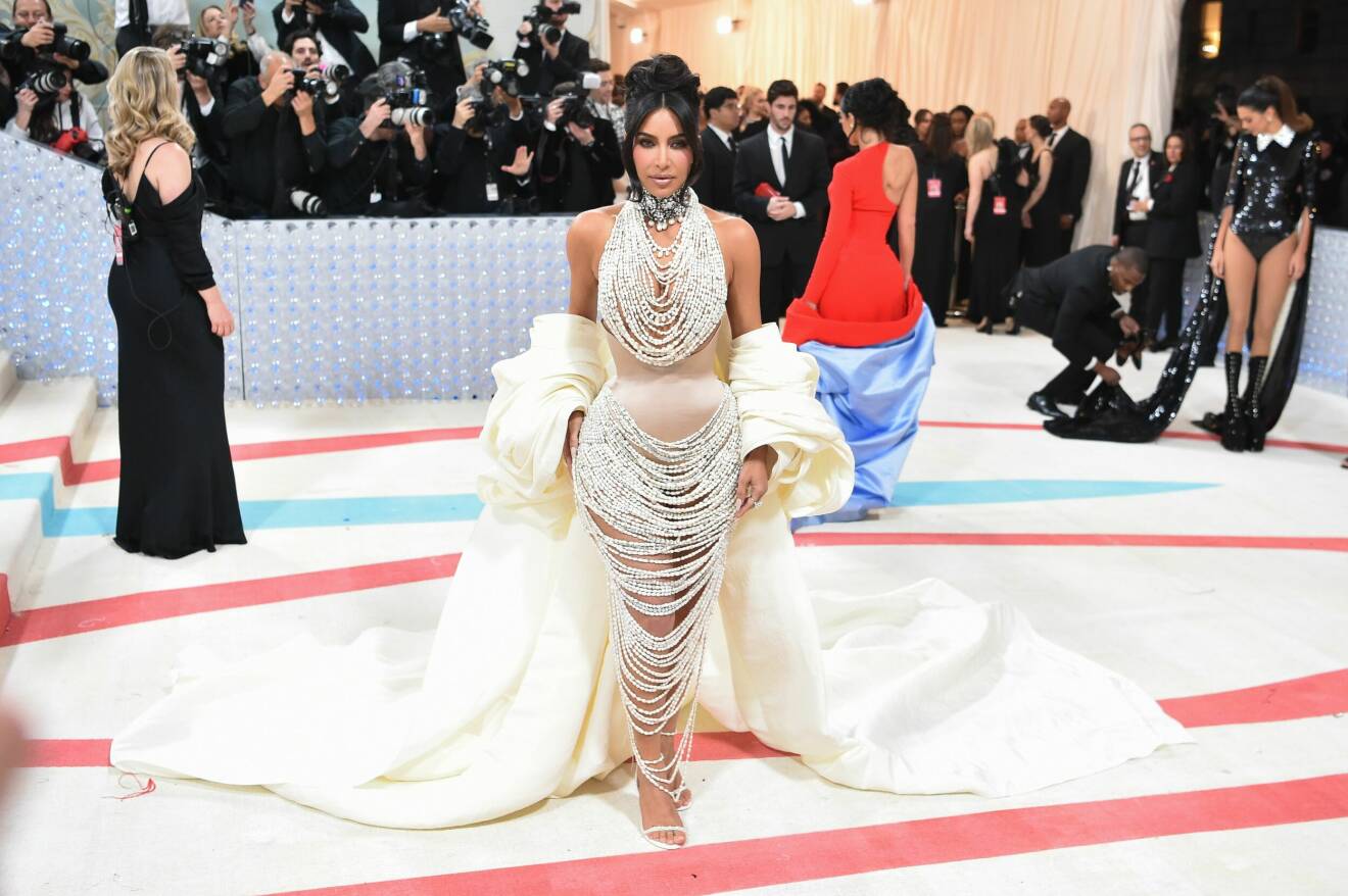 Kim Kardashian på met-galan 2023