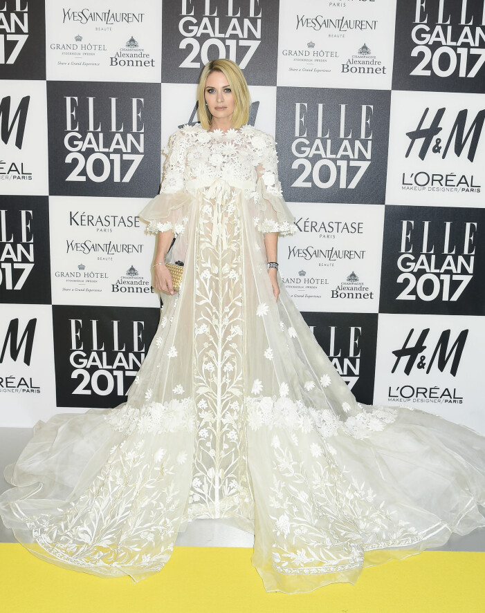 Carolina Gynning Ellegalan 2017.