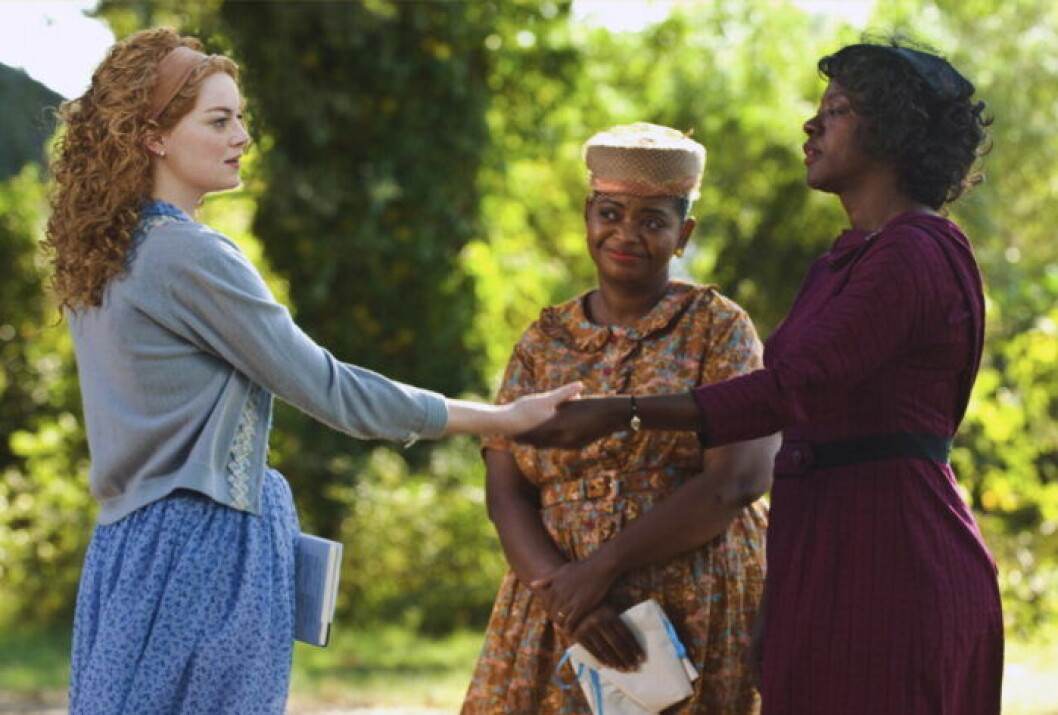 Emma Stone, Octavia Spencer och Viola Davis i The Help. 