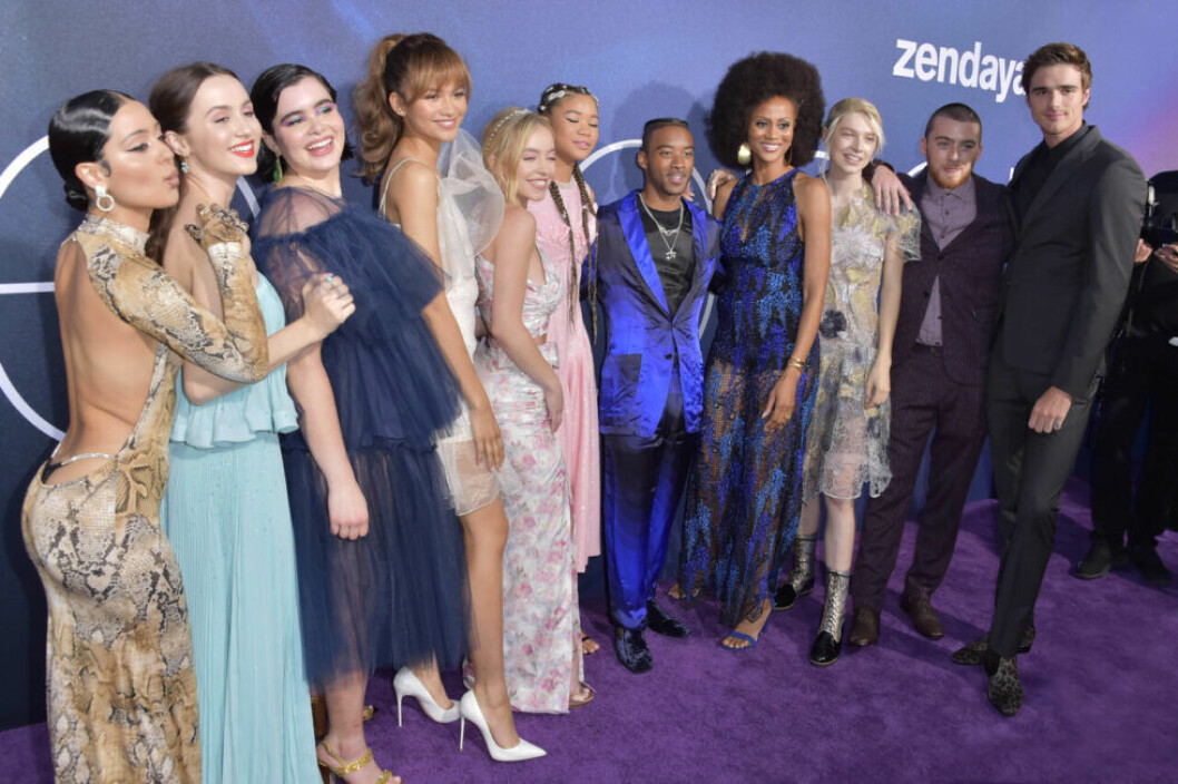 Euphoria-gänget på premiären av serien. Euphoria-gänget på premiären av serien.