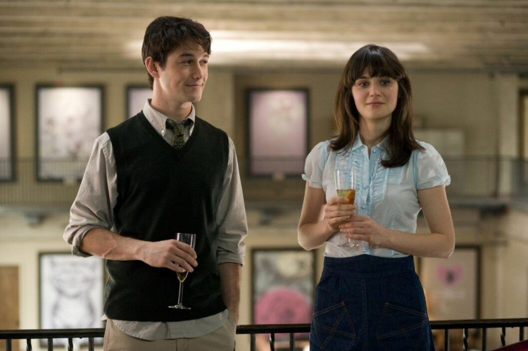 Joseph Gordon-Levitt och Zooey Deschanel i (500) Days of Summer. Joseph Gordon-Levitt och Zooey Deschanel.
