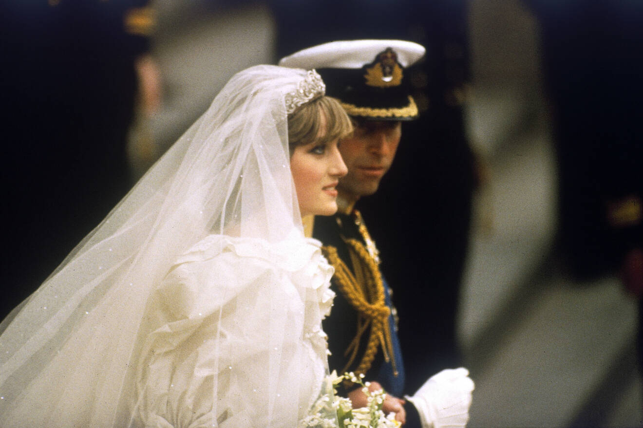 Diana och Charles gifte sig i Westminster Abbey 1981.