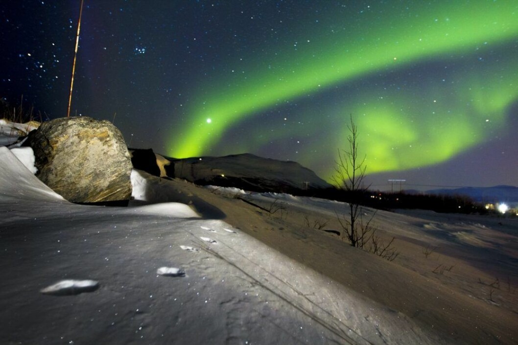 Uppleva norrsken – en dröm för väldigt många människor. Norrsken i Abisko.