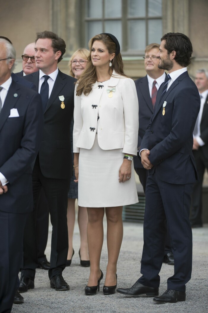 Prinsessan Madeleine stilresa kungen firar 40 år