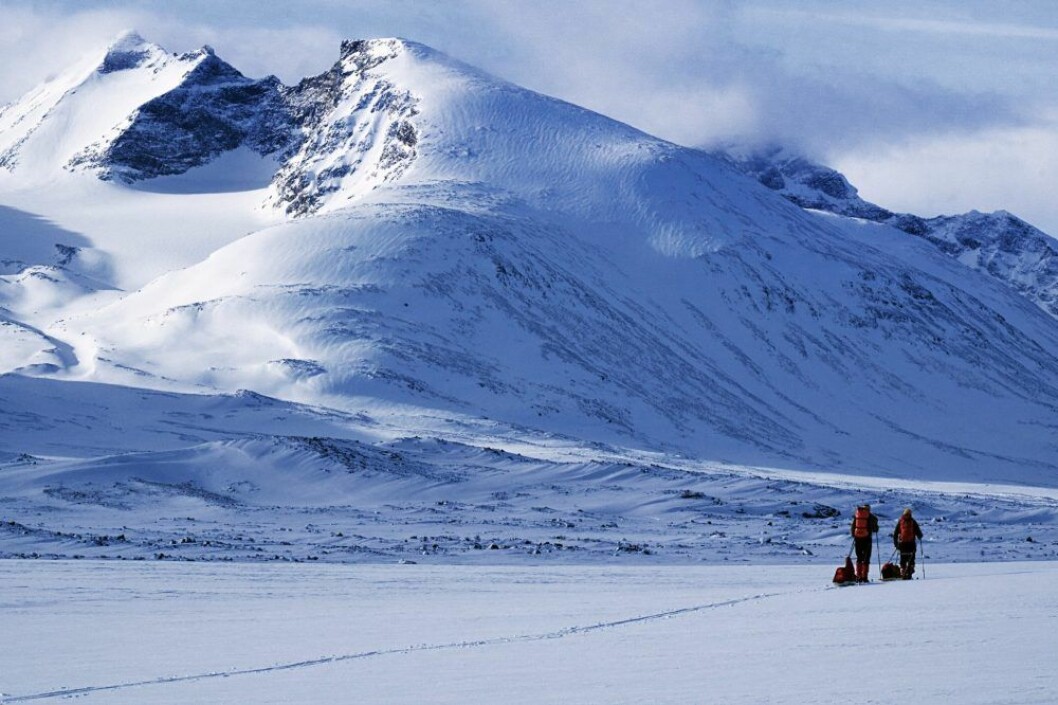 Sarek nationalpark bjuder på spektakulära miljöer – men svår terräng. Sarek nationalpark.