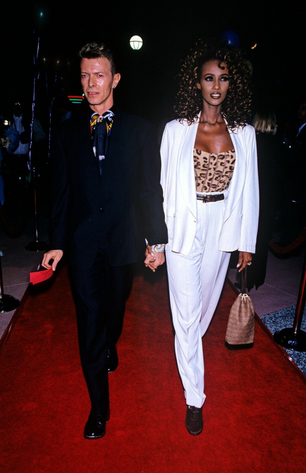 Bowie och Iman stil på 90-talet