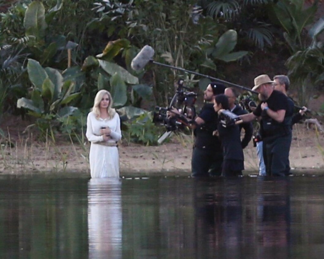 Angelina Jolie i sin nya frisyr. Foto: TT Angelina Jolie i Marvelfilmen Eternals
