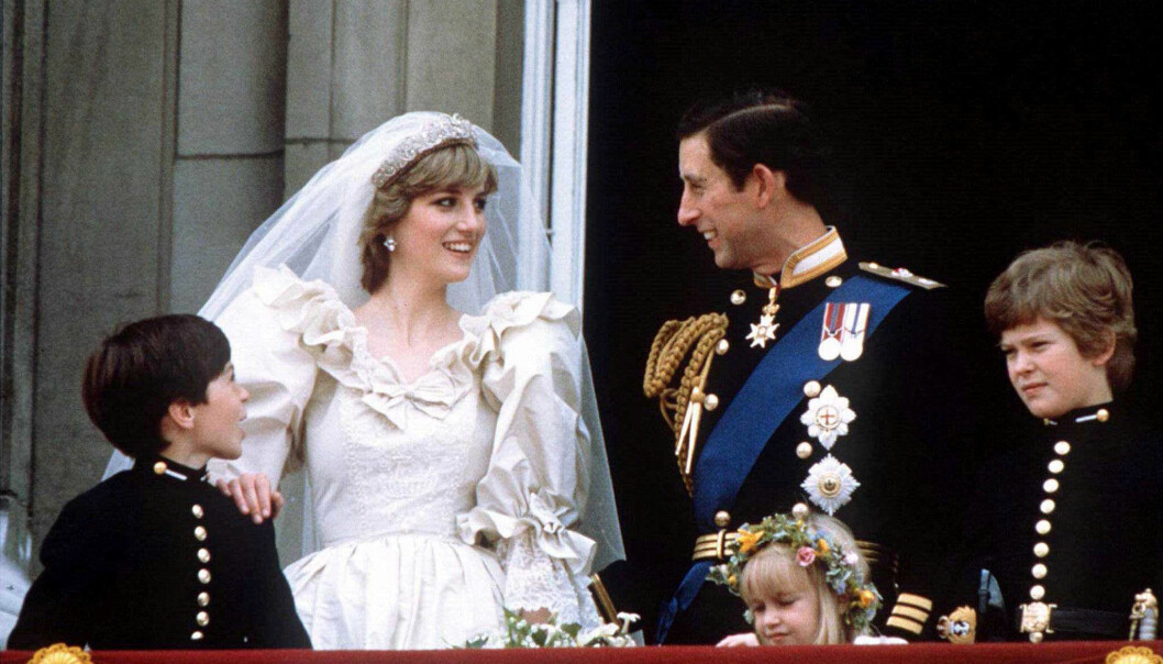 Diana och Charles bröllop, Buckingham Palace 1981.