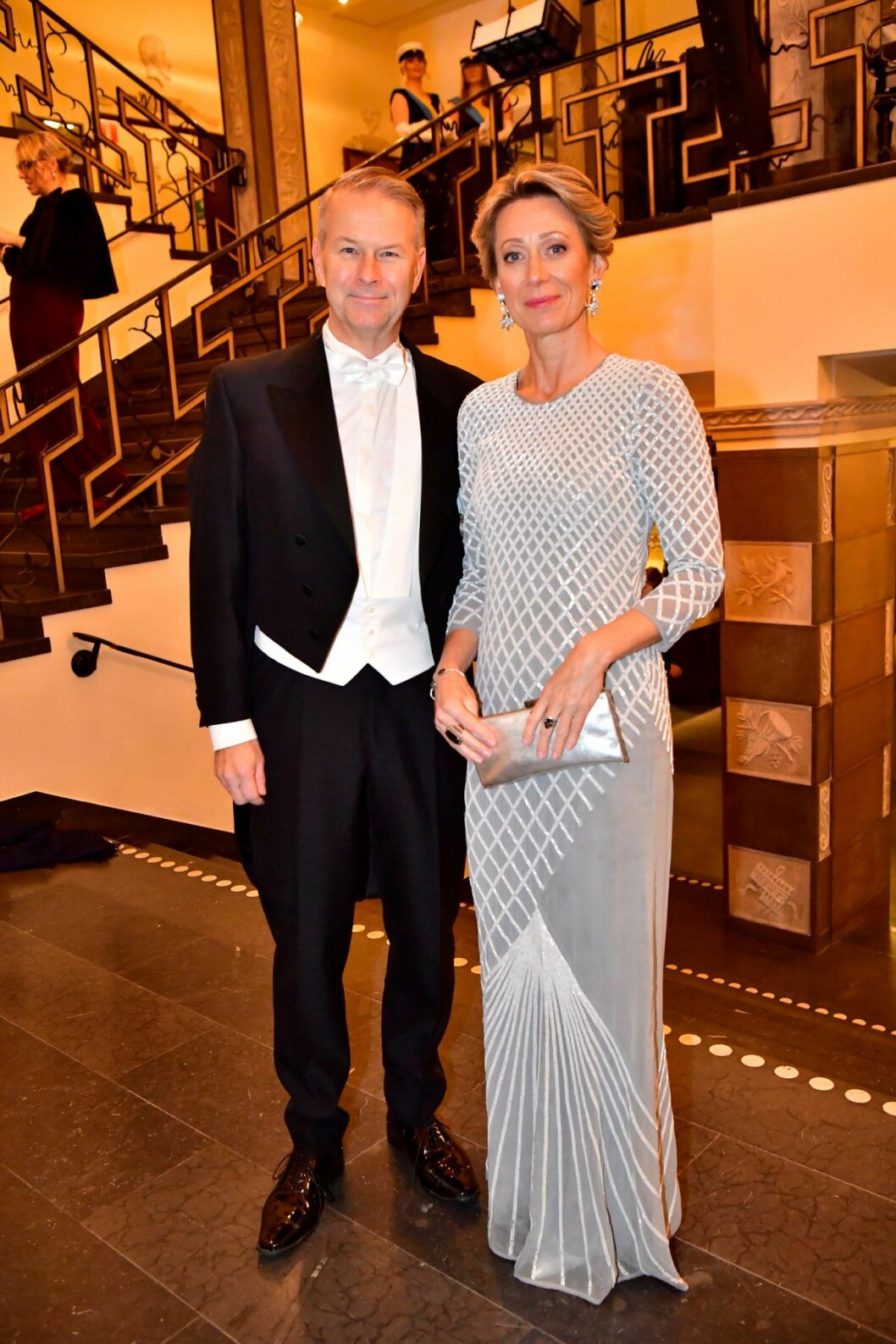 Ulrika Hallesius valde en silvrig look – från topp till tå.