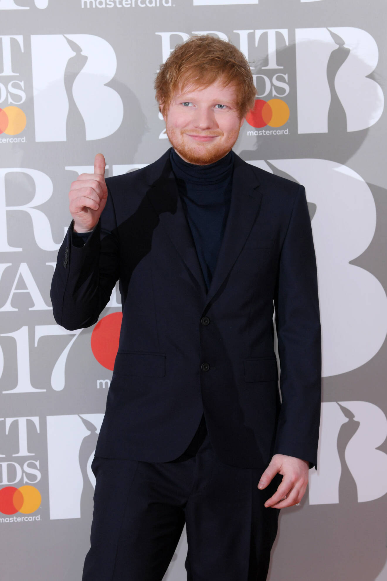 Ed Sheeran på röda mattan