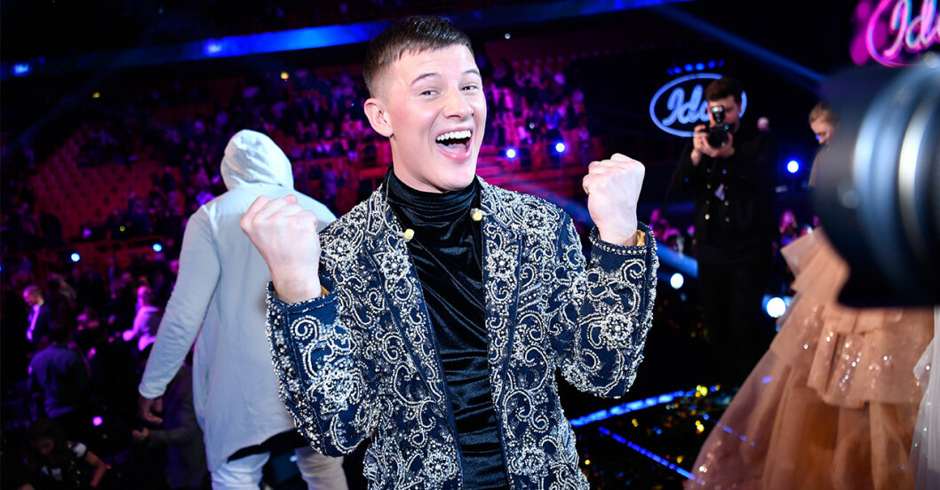 <em>Foto: Stina Stjernkvist/TT</em> Sebastian Walldén vann Idol 2018