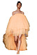 Persikofärgad tyllklänning från Selam Fessahaye