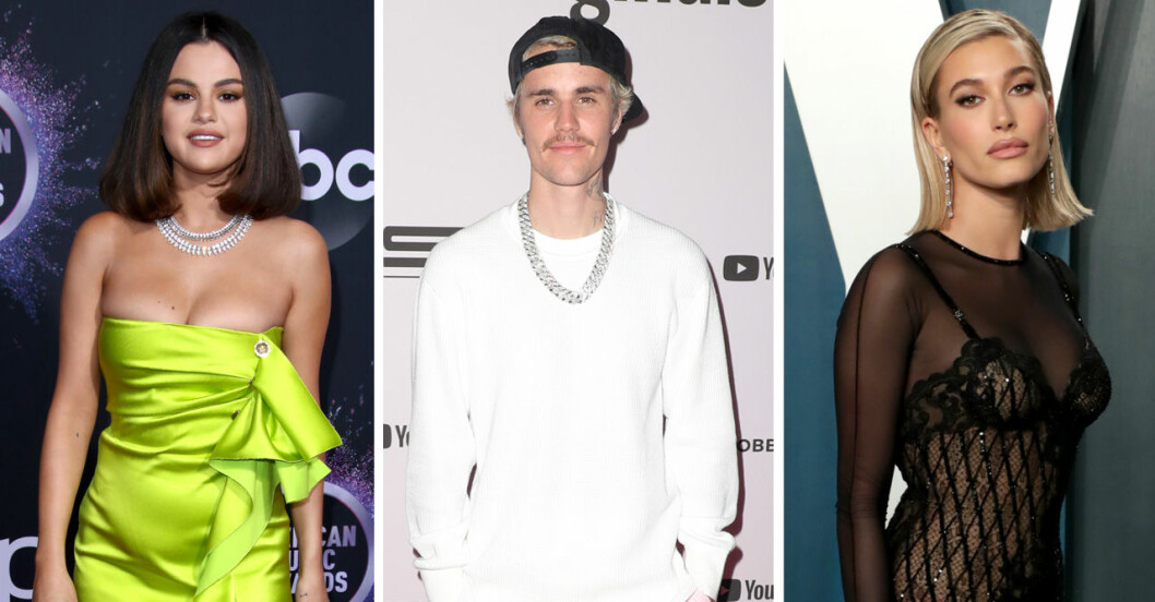 Selena Gomez, Justin Bieber, Hailey Bieber