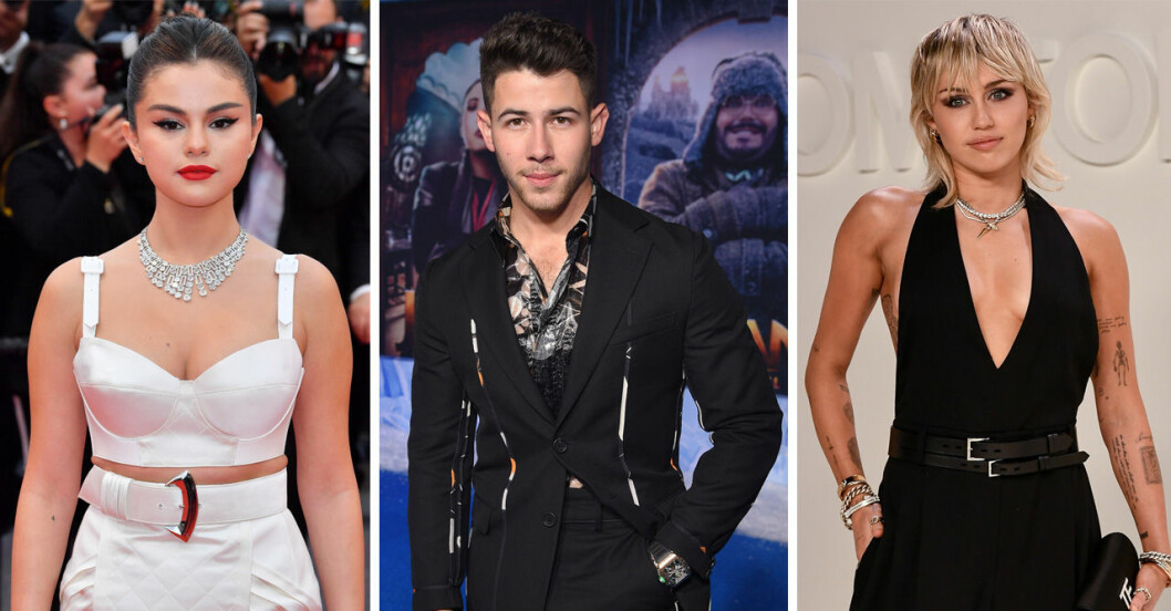Miley Cyrus, Nick Jonas, Selena Gomez