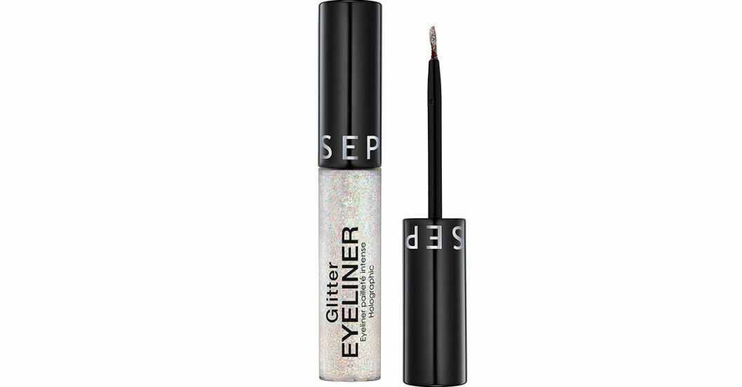 Eyeliner med glitterfärg