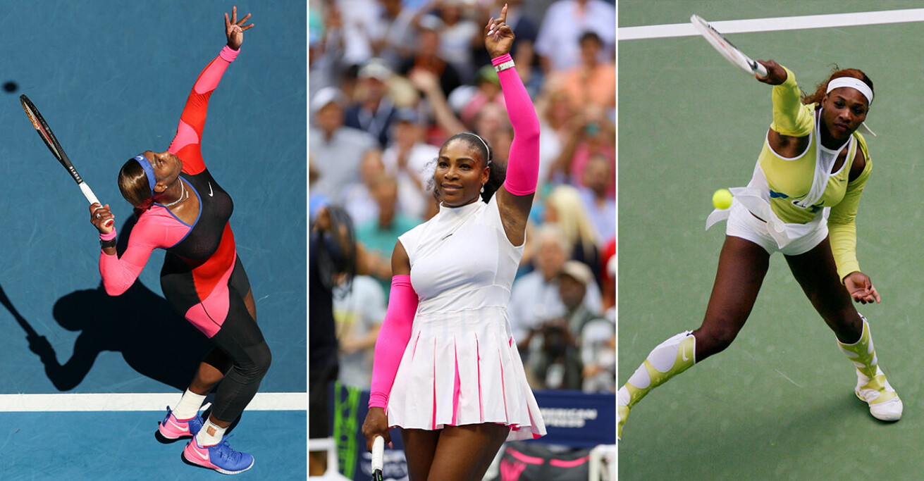 Serena Williams mest minnesvärda tennislooks genom tiderna
